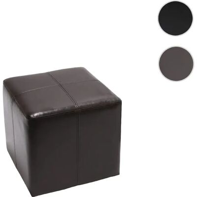 Mendler Onex Pouf - Rangement Durable en Cuir - Publicité Mendler Onex Pouf - Rangement Durable en Cuir - Publicité