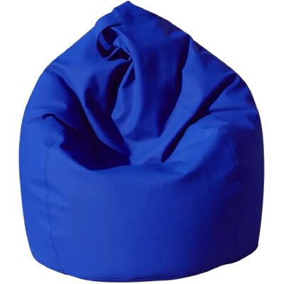 Alter Pouf poire en similicuir - Bleu - Publicité Alter Pouf poire en similicuir - Bleu - Publicité
