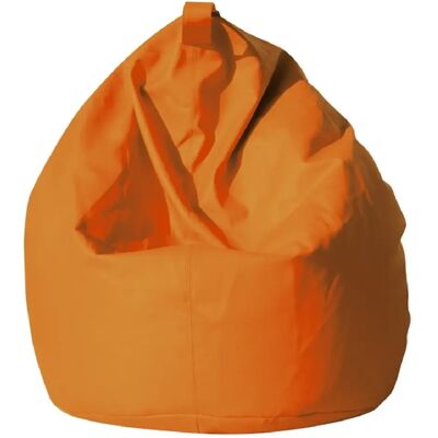 Alter Pouf poire - Orange - Publicité Alter Pouf poire - Orange - Publicité