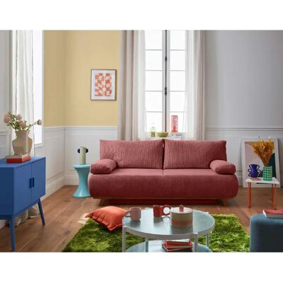 Bestmobilier Cristal canapé 3 places - Rose - Publicité Bestmobilier Cristal canapé 3 places - Rose - Publicité