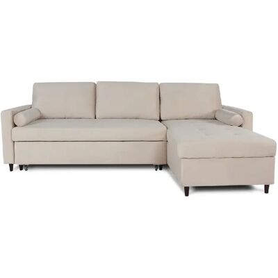 Intense Deco - Claudio - Velours Beige - Sofa - Publicité Intense Deco - Claudio - Velours Beige - Sofa - Publicité