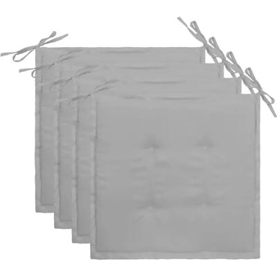 DECOSHOP26 - DEC021717 - Gris - Coussins de chaise de jardin - Publicité DECOSHOP26 - DEC021717 - Gris - Coussins de chaise de jardin - Publicité
