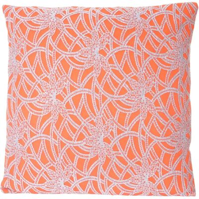 Mendler Coussin Déco Baroque Orange 45x45 cm - Publicité Mendler Coussin Déco Baroque Orange 45x45 cm - Publicité