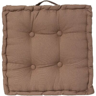 ATMOSPHERA Coussin de sol - 40 x 40 cm Taupe - Publicité ATMOSPHERA Coussin de sol - 40 x 40 cm Taupe - Publicité