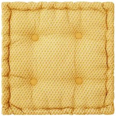 Générique pp_no_name Coussin de Sol Carré Otto 40x40 cm - Ocre - Publicité Générique pp_no_name Coussin de Sol Carré Otto 40x40 cm - Ocre - Publicité
