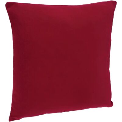 ATMOSPHERA Coussin déhoussable - 38 x 38 cm - Rouge - Publicité ATMOSPHERA Coussin déhoussable - 38 x 38 cm - Rouge - Publicité