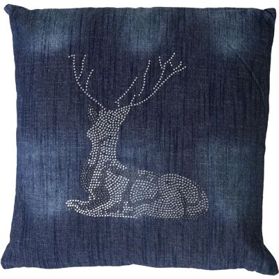 HW Karo T773 Coussin décoratif bleu - Coussin décoratif pour canapé ou lit - Publicité HW Karo T773 Coussin décoratif bleu - Coussin décoratif pour canapé ou lit - Publicité