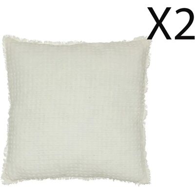 Pegane Coussin - 10x45 cm - Blanc - Publicité Pegane Coussin - 10x45 cm - Blanc - Publicité