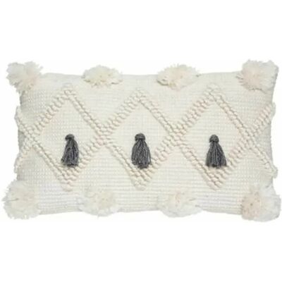 Coussin Atmosphera R.O.W. - Plastique recyclé, Blanc, 50x50 cm - Coussin - Publicité Coussin Atmosphera R.O.W. - Plastique recyclé, Blanc, 50x50 cm - Coussin - Publicité