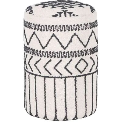 Bois & Chiffons Pouf Tribal - Publicité Bois & Chiffons Pouf Tribal - Publicité