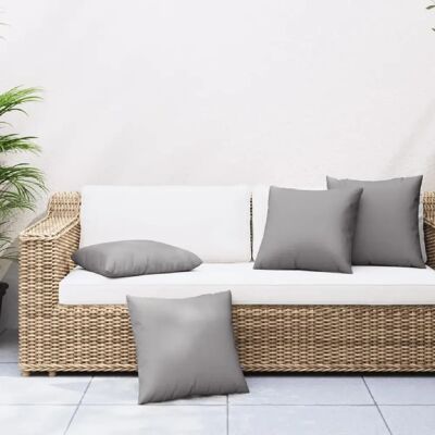 vidaXL Coussins de canapé - Gris 50x50cm lot de 4 - Publicité vidaXL Coussins de canapé - Gris 50x50cm lot de 4 - Publicité