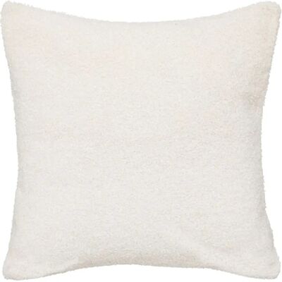 ATMOSPHERA Coussin déhoussable Snowy - Bouclette unie - 40 x 40 cm - Ivoire - Publicité ATMOSPHERA Coussin déhoussable Snowy - Bouclette unie - 40 x 40 cm - Ivoire - Publicité