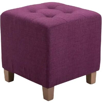 Decoshop26 Pouf repose-pieds - Marron - Publicité Decoshop26 Pouf repose-pieds - Marron - Publicité