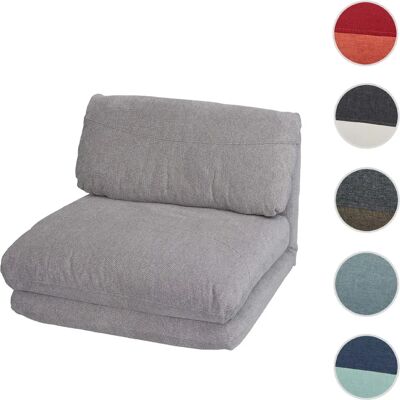 Mendler Fauteuil-lit convertible - Gris - Publicité Mendler Fauteuil-lit convertible - Gris - Publicité