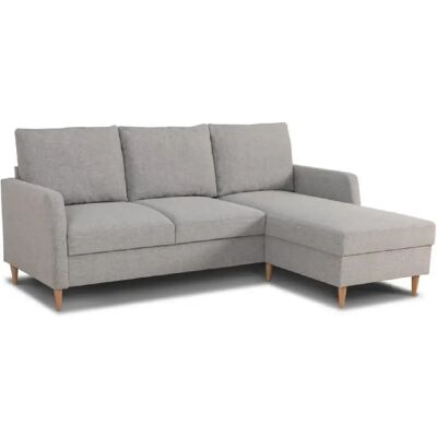 CHIPY - Canapé 3 places - Gris souris - Bois naturel - Sofa - Publicité CHIPY - Canapé 3 places - Gris souris - Bois naturel - Sofa - Publicité