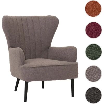 Mendler Fauteuil rétro - Gris - Publicité Mendler Fauteuil rétro - Gris - Publicité