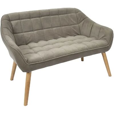 The Home Deco Factory Canapé Namsos - 2 Places - Taupe - Publicité The Home Deco Factory Canapé Namsos - 2 Places - Taupe - Publicité