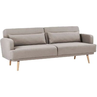 ATMOSPHERA Canapé convertible JACK - 3 places - Beige - Publicité ATMOSPHERA Canapé convertible JACK - 3 places - Beige - Publicité