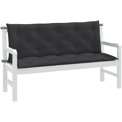 VidaXL Coussins de banc - Anthracite - Publicité VidaXL Coussins de banc - Anthracite - Publicité