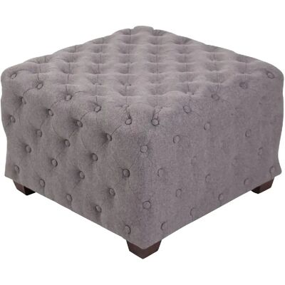 Décoshop26 - 100003715 - Tissu gris - Ottoman - Publicité Décoshop26 - 100003715 - Tissu gris - Ottoman - Publicité