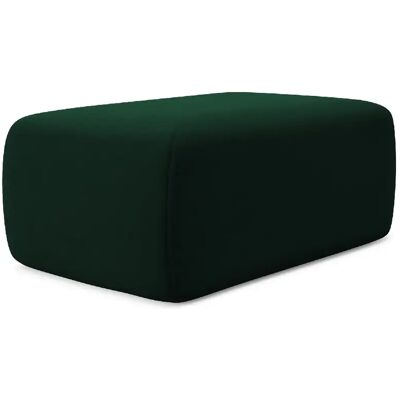 Makamii Pouf en velours - Vert foncé - Publicité Makamii Pouf en velours - Vert foncé - Publicité