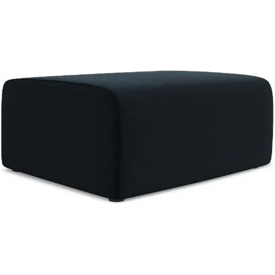 Makamii Pouf carré en velours - Vert bouteille - Publicité Makamii Pouf carré en velours - Vert bouteille - Publicité