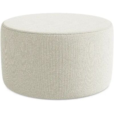 Makamii Pouf carré en velours - Argent - Publicité Makamii Pouf carré en velours - Argent - Publicité