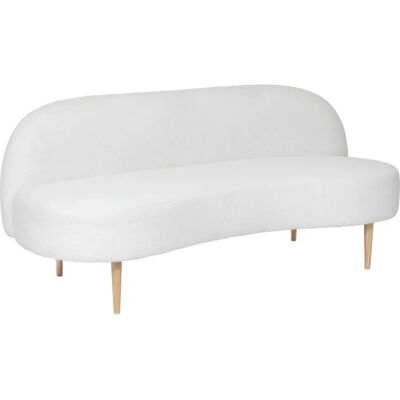 Pegane Banquette 2 places - Blanc - Publicité Pegane Banquette 2 places - Blanc - Publicité