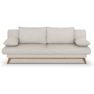 Générique Banquette convertible NAOTO - Tissu beige - Publicité Générique Banquette convertible NAOTO - Tissu beige - Publicité