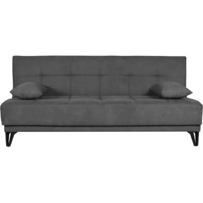 Générique Banquette convertible LIMRA - Tissu gris clair - Publicité Générique Banquette convertible LIMRA - Tissu gris clair - Publicité