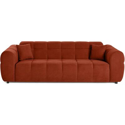 Lisa design canapé droit Ray - Rouge - Publicité Lisa design canapé droit Ray - Rouge - Publicité