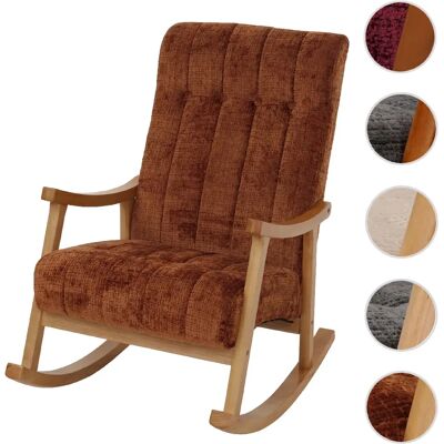 Mendler fauteuil rocking chair - Orange - Publicité Mendler fauteuil rocking chair - Orange - Publicité