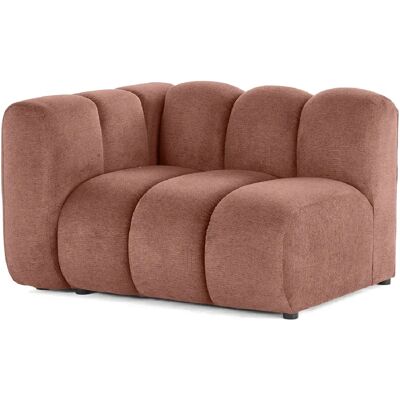 Lisa design canapé droit Debbie 1 place - Rose - Publicité Lisa design canapé droit Debbie 1 place - Rose - Publicité