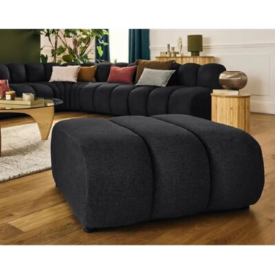 Lisa design Pouf Debbie - Noir - Publicité Lisa design Pouf Debbie - Noir - Publicité