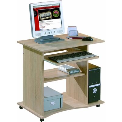 Pegane Bureau d'appoint - Chêne - Publicité Pegane Bureau d'appoint - Chêne - Publicité