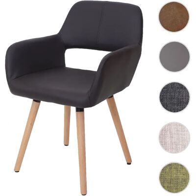 Mendler Chaise HWC-A50 II - Marron - Publicité Mendler Chaise HWC-A50 II - Marron - Publicité