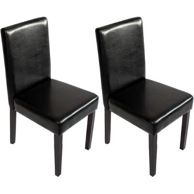 Chaises de salle à manger Mendler Modèle Littau en Eco-Cuir - 2 pièces - Publicité Chaises de salle à manger Mendler Modèle Littau en Eco-Cuir - 2 pièces - Publicité