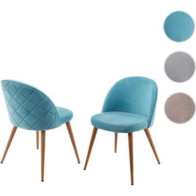 Mendler Fauteuil Rétro HWC-D53 - Bleu Turquoise - Publicité Mendler Fauteuil Rétro HWC-D53 - Bleu Turquoise - Publicité