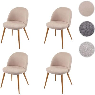 Mendler Modèle HWC-D53 Chaises de salle à manger rétro - Lot de 4 - Publicité Mendler Modèle HWC-D53 Chaises de salle à manger rétro - Lot de 4 - Publicité
