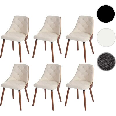 MENDLER - Ensemble de 6 Chaises de Salle à Manger en Bois Courbé - Publicité MENDLER - Ensemble de 6 Chaises de Salle à Manger en Bois Courbé - Publicité