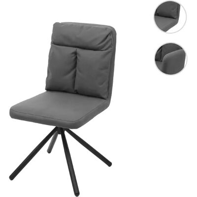 Chaise de Bureau Mendler HWC-G58 Gris - Rotation 90°, Garnissage épais - Publicité Chaise de Bureau Mendler HWC-G58 Gris - Rotation 90°, Garnissage épais - Publicité