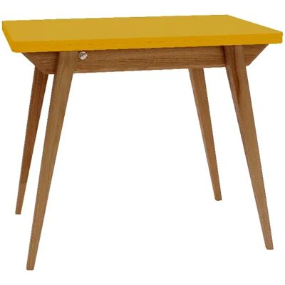Ragaba Table à manger extensible - Jaune genêt - Publicité Ragaba Table à manger extensible - Jaune genêt - Publicité