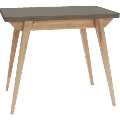 Ragaba Table à manger extensible - castor brun - Publicité Ragaba Table à manger extensible - castor brun - Publicité