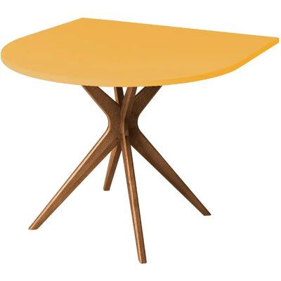 Ragaba Table à manger scandinave - Genêt jaune - Publicité Ragaba Table à manger scandinave - Genêt jaune - Publicité