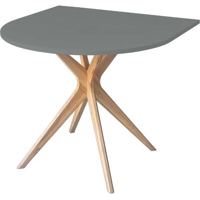 Ragaba table à manger demi-ovale - Béton gris - Publicité Ragaba table à manger demi-ovale - Béton gris - Publicité