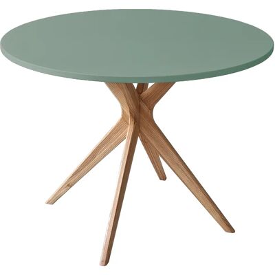 Ragaba Table à manger ronde - Vert sauge - Publicité Ragaba Table à manger ronde - Vert sauge - Publicité