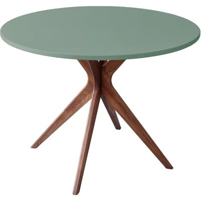 Ragaba table à manger ronde - Vert sauge - Publicité Ragaba table à manger ronde - Vert sauge - Publicité