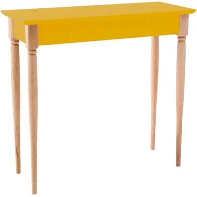 Ragaba Bureau d’appoint avec tiroir - Jaune - Publicité Ragaba Bureau d’appoint avec tiroir - Jaune - Publicité