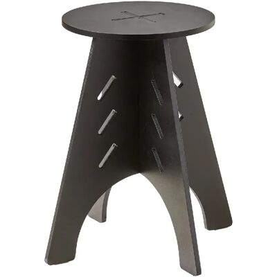 Table d'appoint ronde noire SoBuy - Table de nuit - Publicité Table d'appoint ronde noire SoBuy - Table de nuit - Publicité