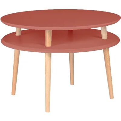 Ragaba Table basse ronde - Rose - Publicité Ragaba Table basse ronde - Rose - Publicité